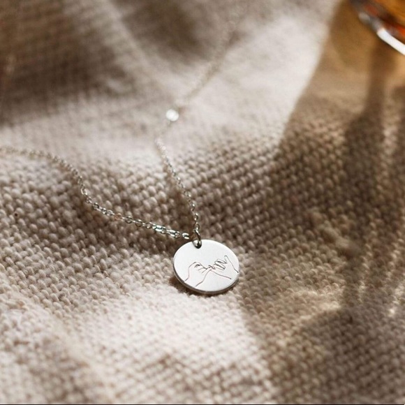 “High Five!” Hand Clap Dainty Cute Simple Necklace - Picture 13 of 16